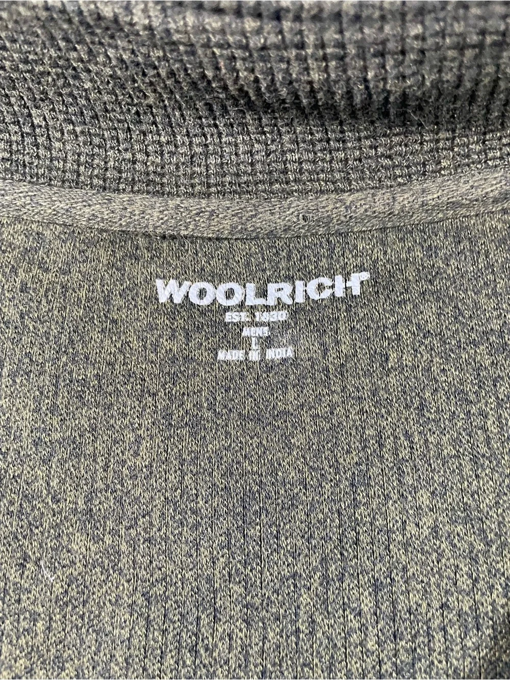 Woolrich zip knit